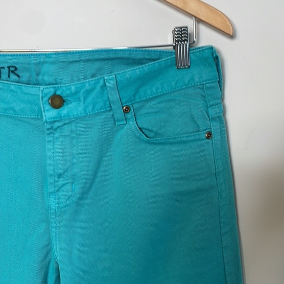 Garnet Hill Turquoise Pants - Picture 3 of 8